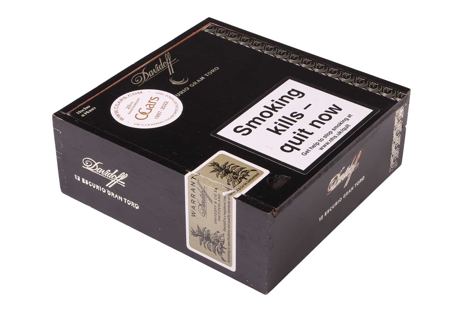 Lot 115 - One Box of Davidoff Escurio Gran Toro (12