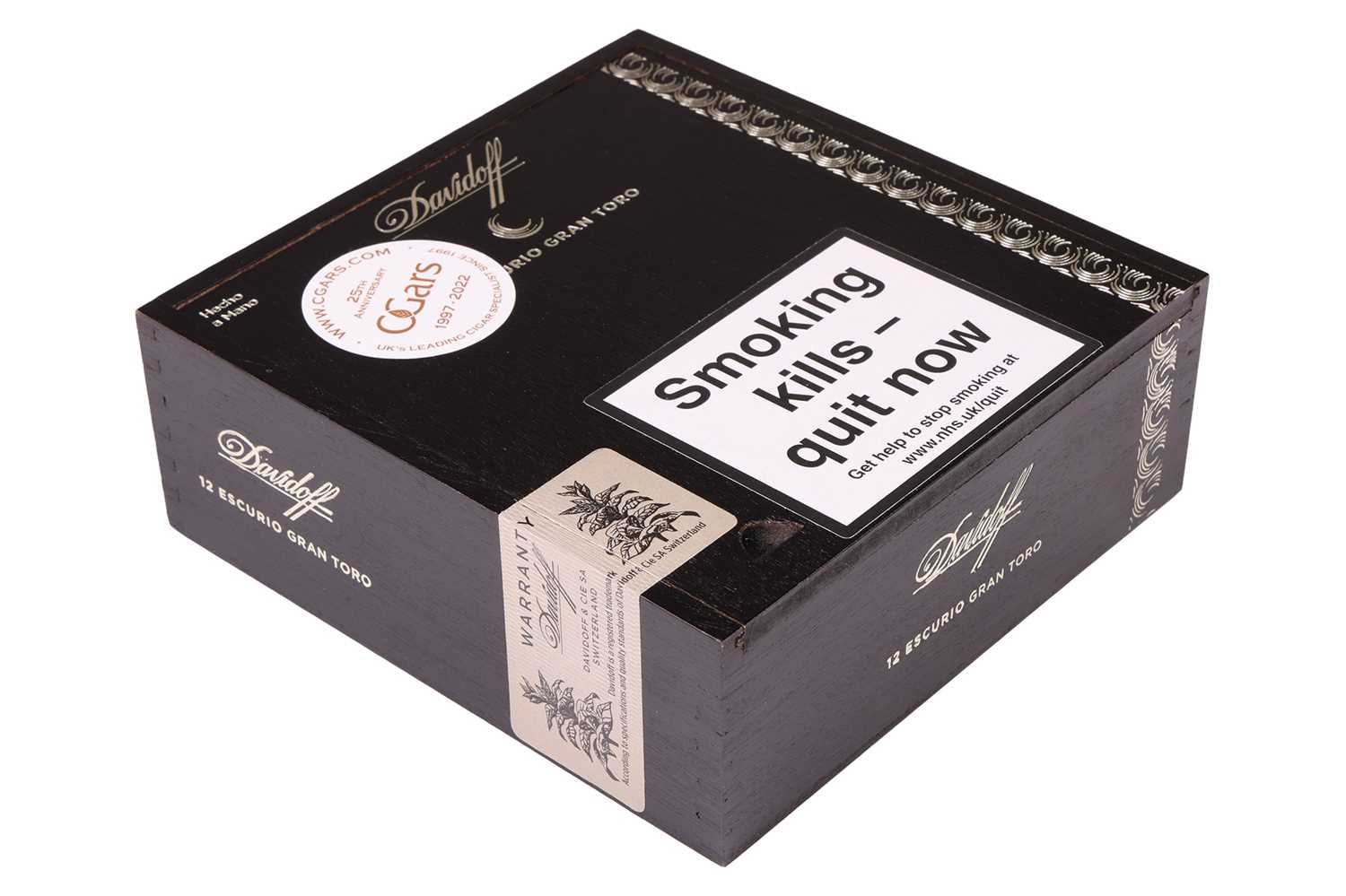 Lot 80 - One Box of Davidoff Escurio Gran Toro (12