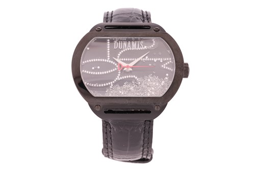 Lot 150 - A Dunamis Spartan Diamond PVD wristwatch....