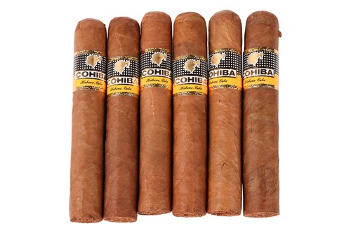 Lot 84 - Six Cohiba Robustos Single Cigars.