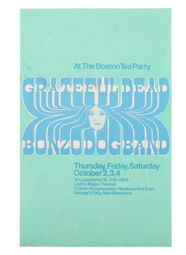 Lot 327 - An original first-printing concert handbill...