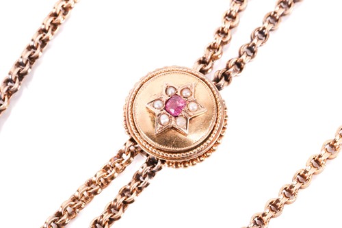 Lot 257 - An 1872 R. Scott Leeds 18ct gold open-face...