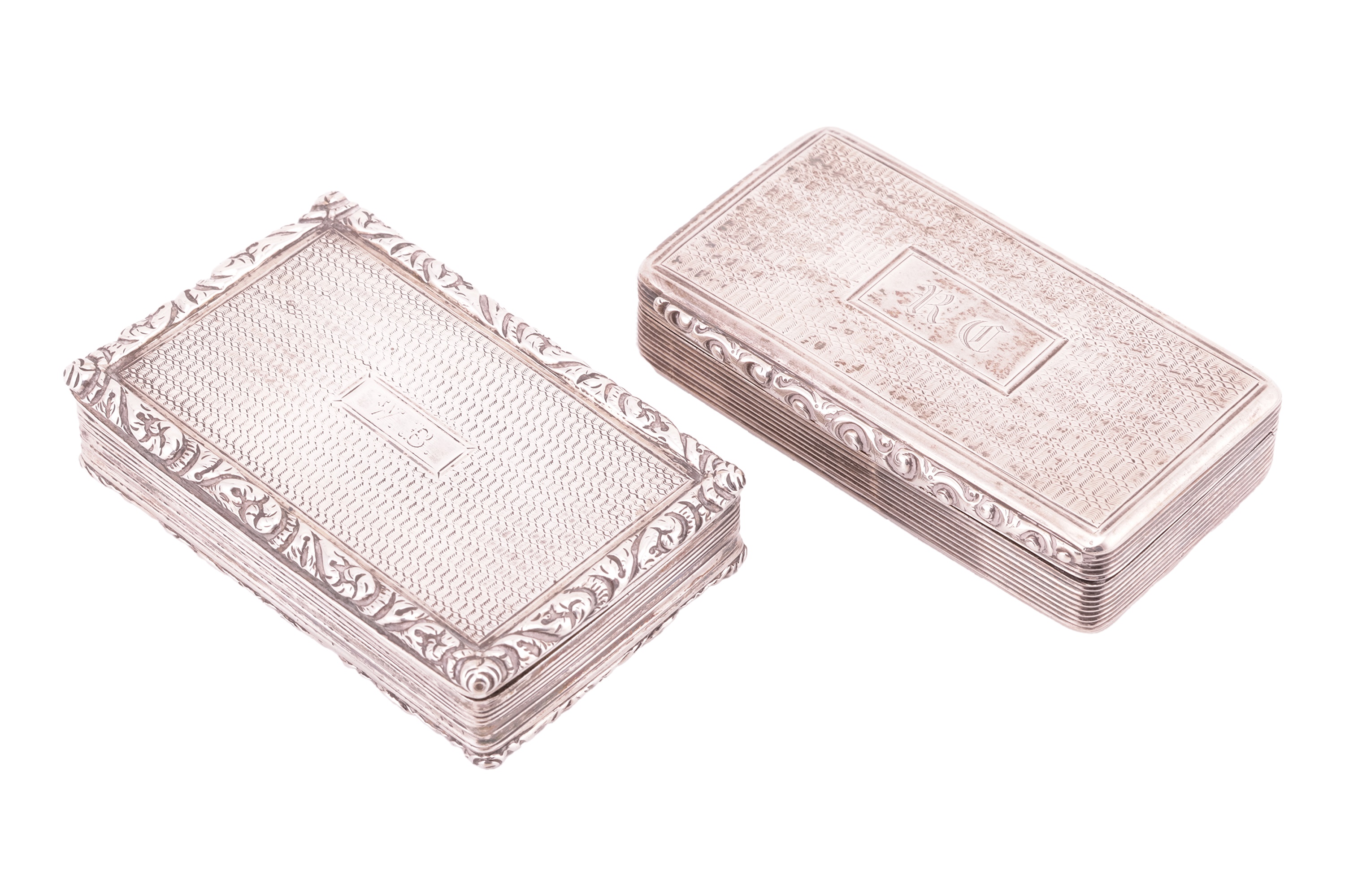 Lot 281 - A George IV snuff box, rounded rectangular