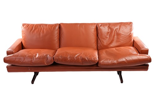 Lot 198 - A Fredrik A Kayser model 807 three-seat sofa...