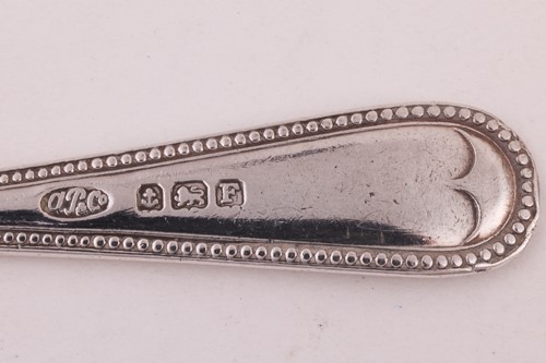 Lot 300 - A pair of George III silver tablespoons,...