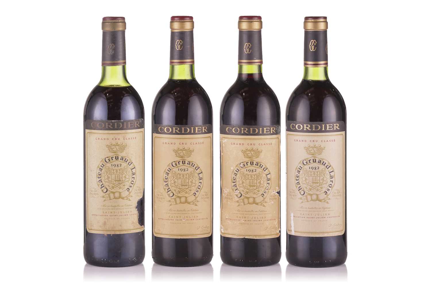 Lot 40 - Four bottles of Chateau Gruaud Larose 2eme...