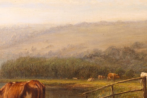 Lot 55 - William Luker (1828 - 1905), Landscape with...