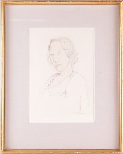 Lot 59 - Percy Wyndham Lewis (1882 - 1957), Portrait of...