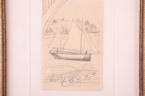 Lot 36 - Ben Nicholson (1894-1982), Sailing boat...