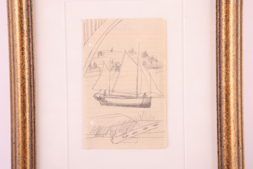 Lot 36 - Ben Nicholson (1894-1982), Sailing boat...