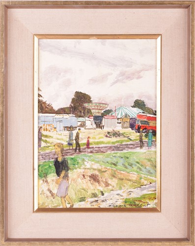 Lot 12 - Carel Weight R.A. (1908-1997), The Fairground,...