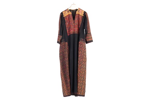 Lot 168 - A Palestinian/Jordanian (?) lady's Thobe dress,...