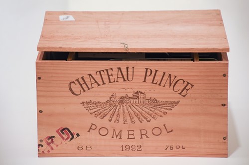 Lot 9 - Six bottles of Chateau Plince Pomerol, 1992, OWC