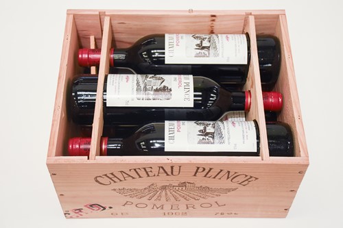 Lot 9 - Six bottles of Chateau Plince Pomerol, 1992, OWC