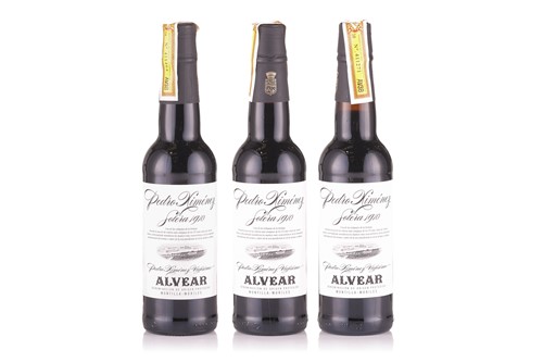 Lot 12 - Three bottles of Alvear Solera 1910 Pedro...