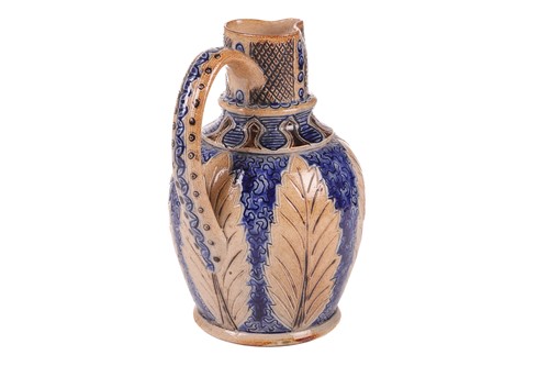 Lot 41 - A late 19th-century stoneware jug by Thomas...