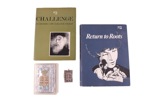 Lot 105 - Books of Judaica interest; A Rare miniature...