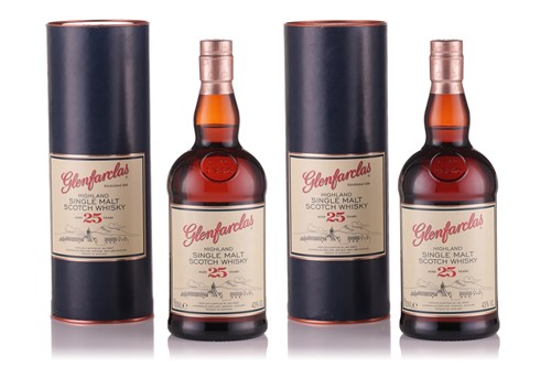 Lot 135 - Two bottles of Glenfarclas Highland Single...