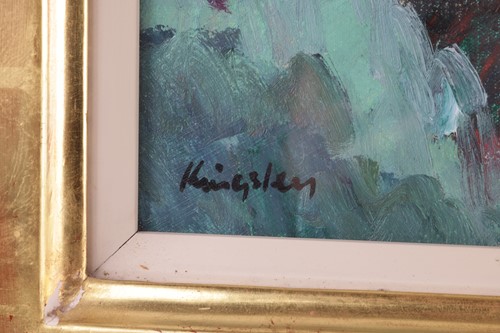 Lot 34 - John Kingsley (b.1956), 'Dusk Hyères', signed '...