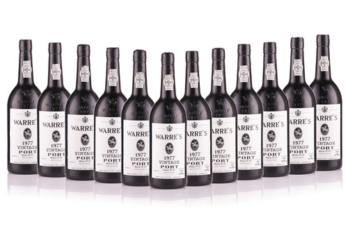 Lot 290 - One Case of Warres Vintage Port, 1977, OWC,...