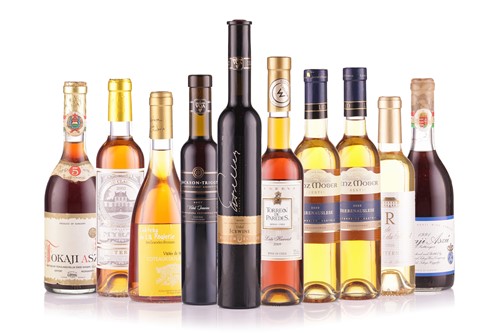 Lot 285 - 10 Bottles of sweet wine to include, Tokaji...