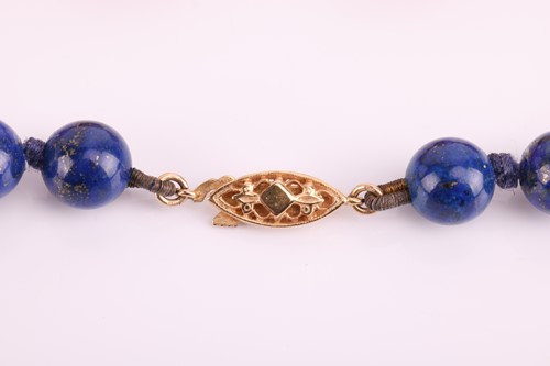 Lot 28 - Three beaded necklaces and a pair of matching...