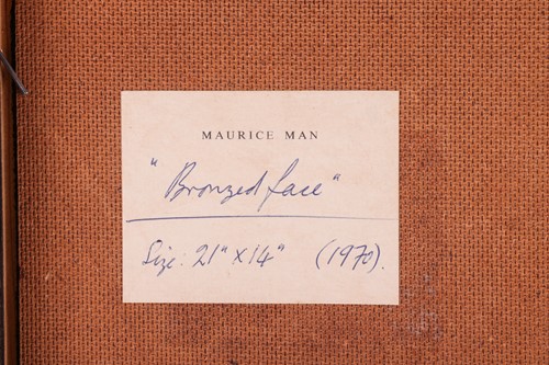Lot 34 - Maurice Man (1921 - 1997), 'Bronzed face'...