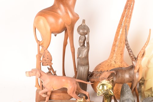 Lot 96 - A large collection of decorative art figures...