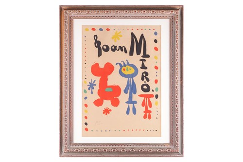 Lot 12 - Joan Miro (Spanish, 1893 - 1983), Poster for...