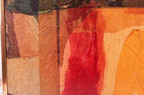 Lot 32 - Fulton? (20th century), Abstract in reds and...