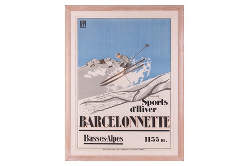 Lot 1 - Pierre Michel (20th century), 'Barcelonette',...