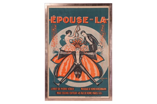 Lot 27 - R Laroche (20th century), 'Épouse-La', a...