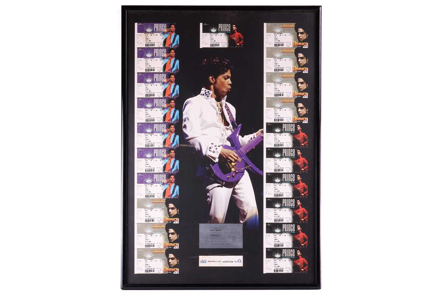 Lot 96 - Prince: a framed presentation, dedicated to