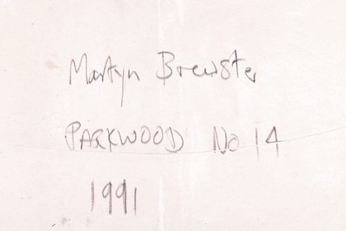 Lot 20 - Martyn Brewster(b.1952), 'Parkwood No.14'...