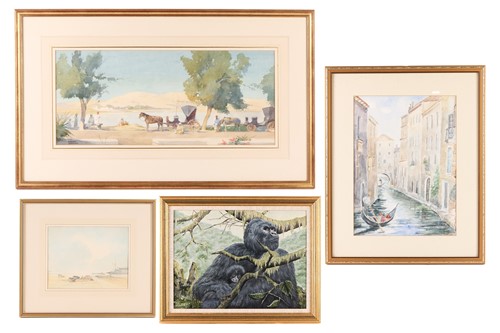 Lot 10 - Frank Sherwin (1896-1985), "Arab Carriages,...