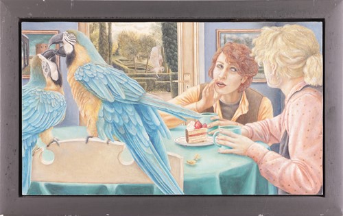 Lot 77 - Sally Moore (b.1962), 'Birds of a Feather'...