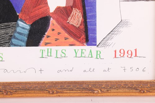 Lot 62 - After David Hockney (b.1937), 'Try and Have a...