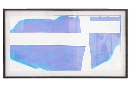 Lot 53 - Sandra Blow (1925 - 2006), Abstract in Blue,...