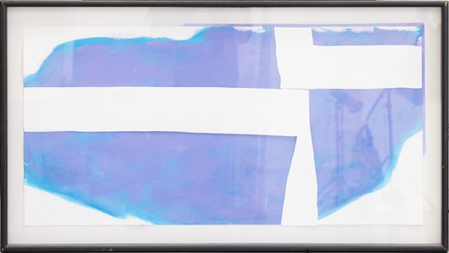 Lot 53 - Sandra Blow (1925 - 2006), Abstract in Blue,...