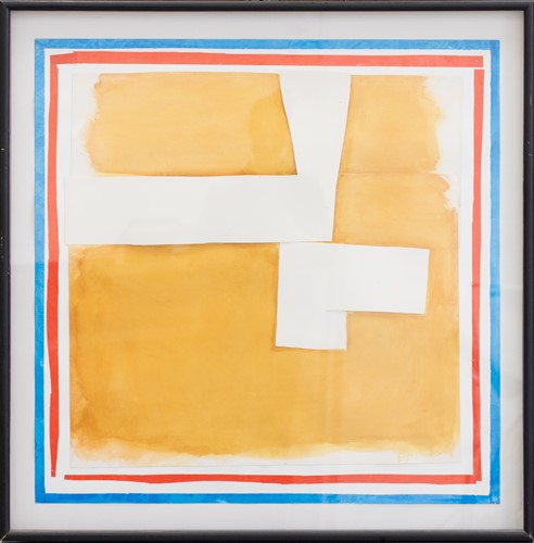 Lot 54 - Sandra Blow (1925 - 2006), Abstract in Ochre,...