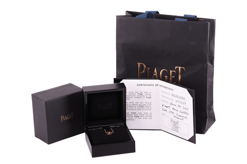Lot 64 - Piaget - a diamond-set rose Dentelle necklace...