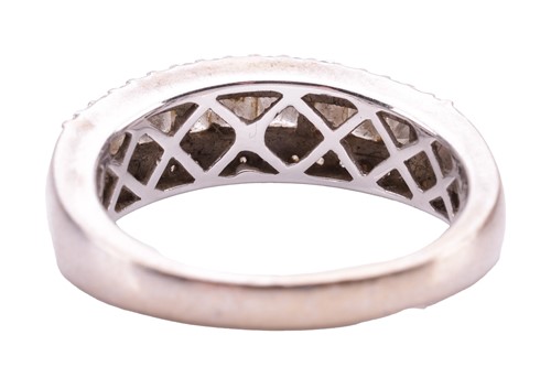 Lot 82 - A diamond-set ring, featuring nine...