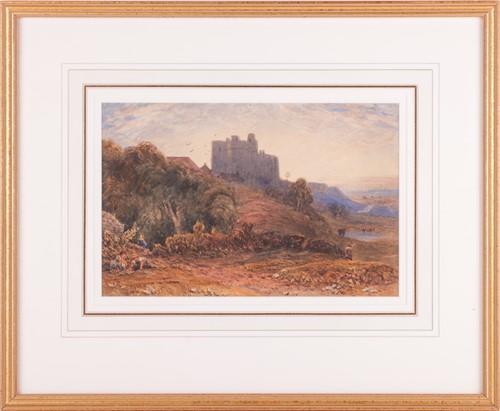 Lot 11 - David Cox Jnr. (1808 - 1885), Hilltop Castle...