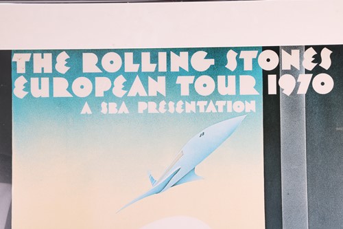 Lot 160 - The Rolling Stones: a European Tour poster,...
