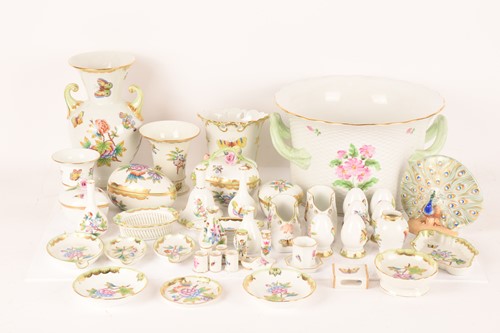 Lot 68 - A large group of Herend porcelain in the Queen...