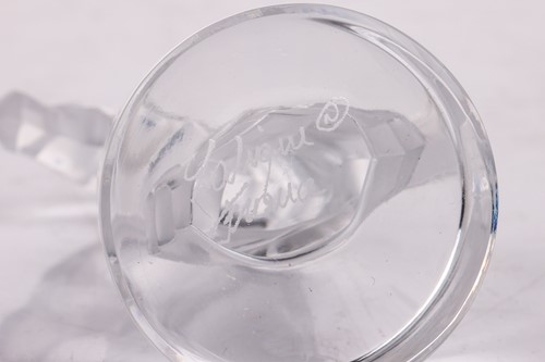Lot 99 - A contemporary Lalique frosted crystal glass...