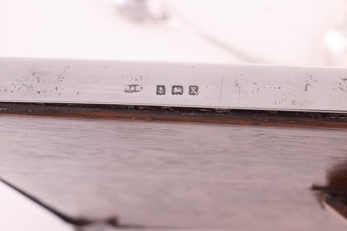 Lot 6 - A silver photograph frame with plain frame, 12...