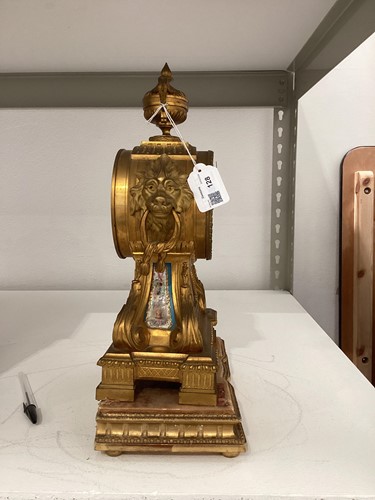 Lot 128 - A Napoleon III ormolu drum-head form 8-day...