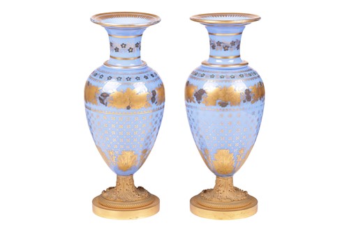 Lot 152 - A pair of late 19th century French blue...