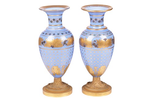Lot 152 - A pair of late 19th century French blue...